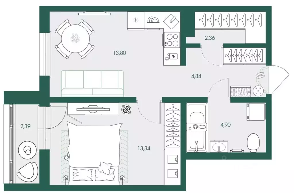 1-к кв. Сахалинская область, Южно-Сахалинск Ново-Александровск п/р, ... - Фото 1