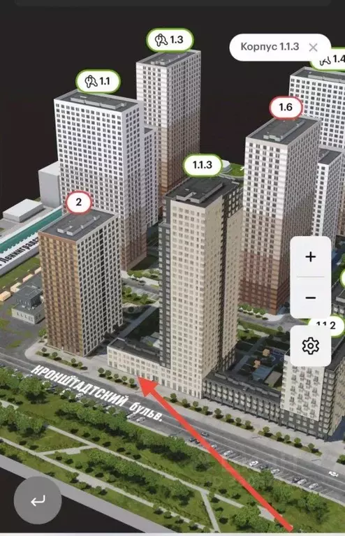 Помещение свободного назначения в Москва Кронштадтский 9 жилой ... - Фото 1