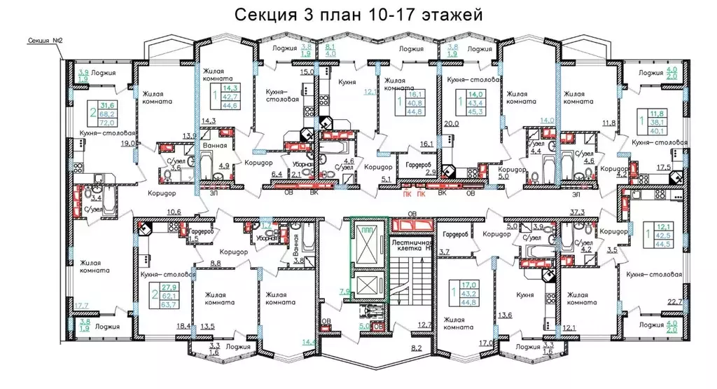 2-к кв. Белгородская область, Старый Оскол Садовые Кварталы мкр, 4 ... - Фото 1