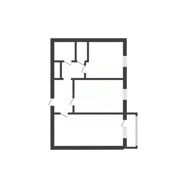 2-к кв. Курганская область, Курган Заозерный жилрайон, 6А мкр, 25/4 ... - Фото 2