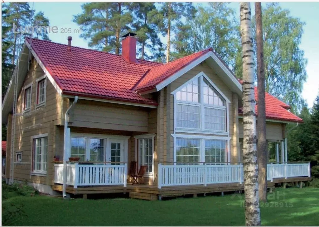 Дом в Ленинградская область, Выборгский район, Рощинское городское ... - Фото 1