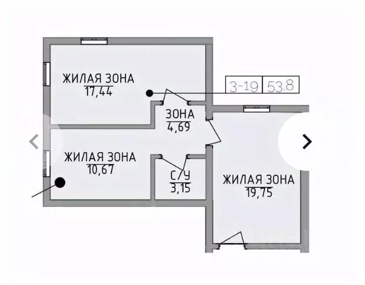 3-к кв. Крым, Алушта ул. Володарского, 9 (53.8 м) - Фото 1