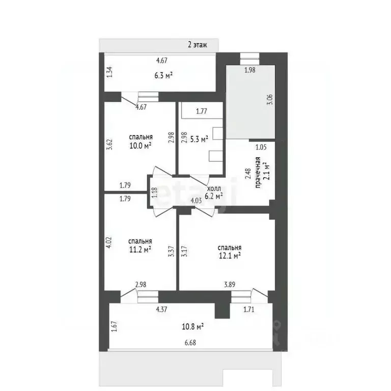 Таунхаус в Ямало-Ненецкий АО, Ноябрьск Уренгойская ул. (153 м) - Фото 2