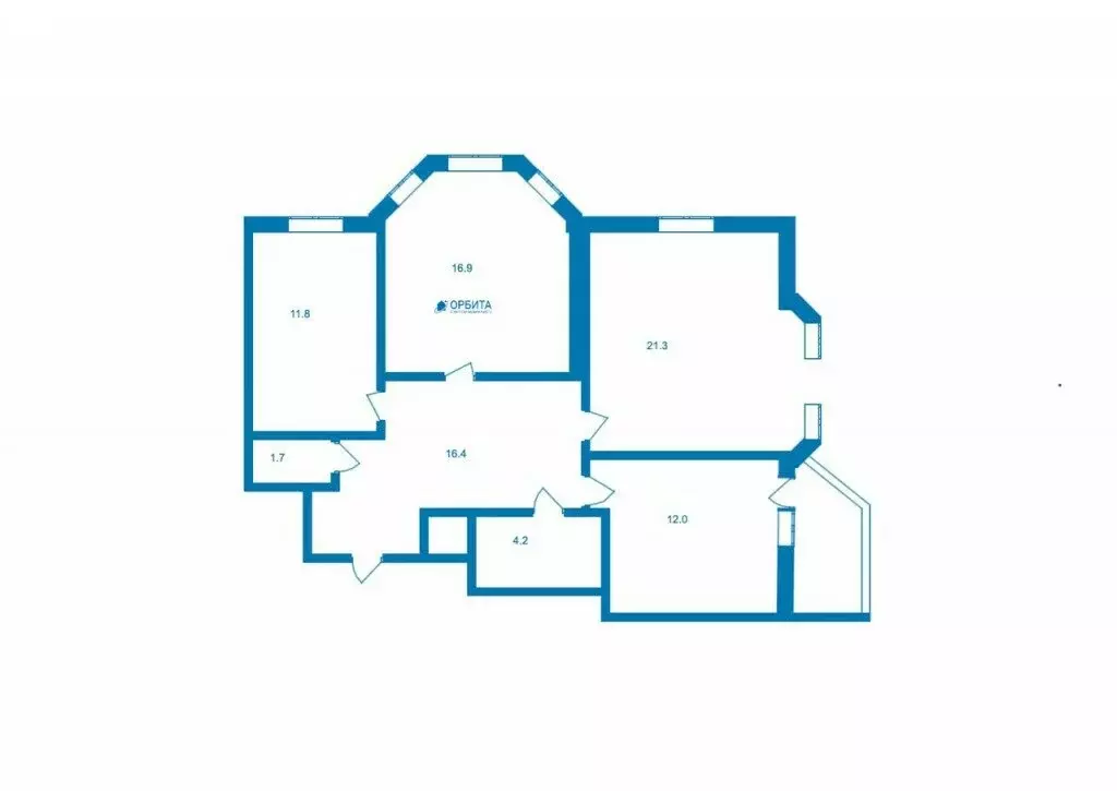 3-комнатная квартира: Тюмень, Первомайская улица, 50 (83.9 м) - Фото 0