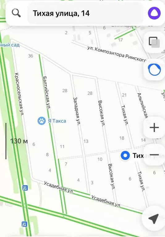 Участок в городской посёлок Тайцы, Тихая улица, 14 (11 м) - Фото 1