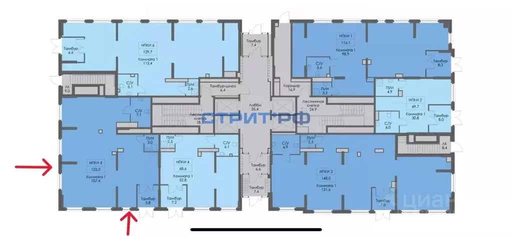 Торговая площадь в Московская область, Мытищи Ярославский квартал ... - Фото 2