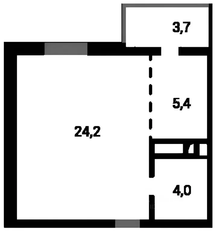 1-к кв. Краснодарский край, Анапа ул. Мирная, 29к4 (37.7 м) - Фото 1