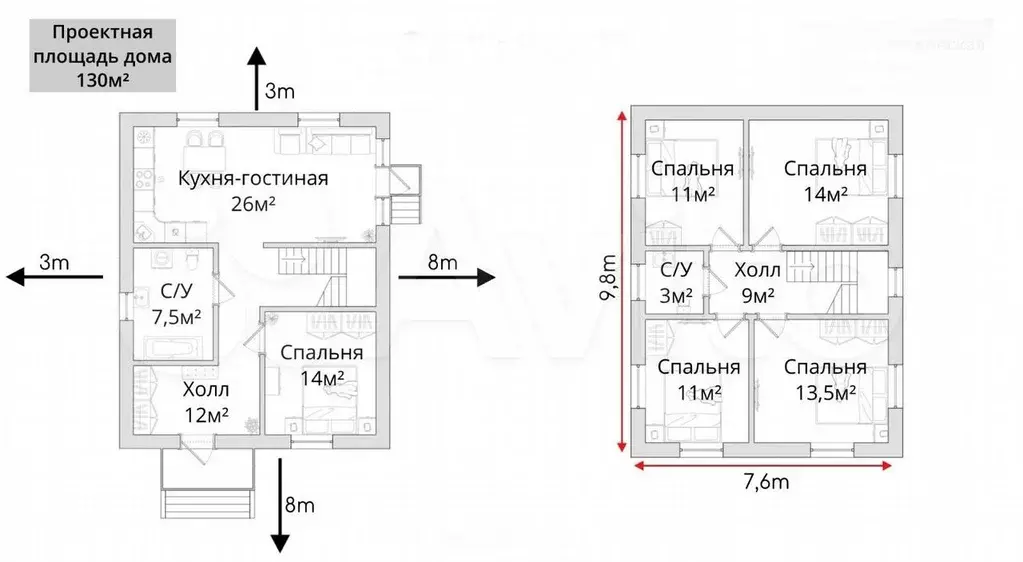 Дом 130 м на участке 4,2 сот. - Фото 0