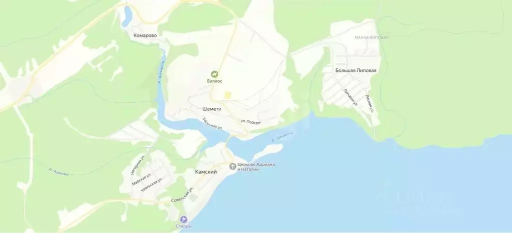 Участок в Пермский край, Добрянский муниципальный округ, с. Шемети  ... - Фото 1