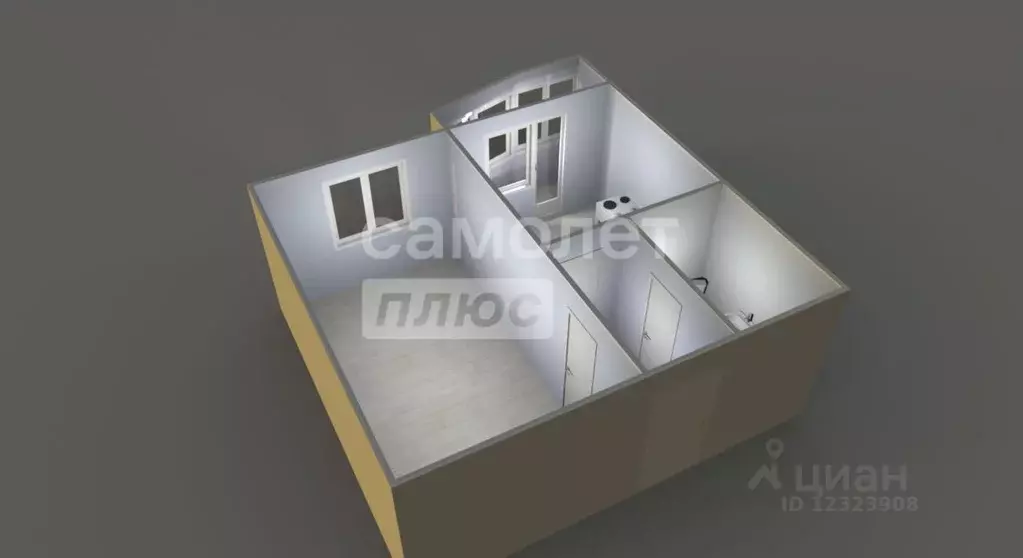 1-к кв. Московская область, Подольск Молодежная ул., 6 (35.0 м) - Фото 2