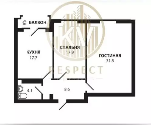 2-комнатная квартира: Кисловодск, улица Куйбышева, 7 (80 м) - Фото 0