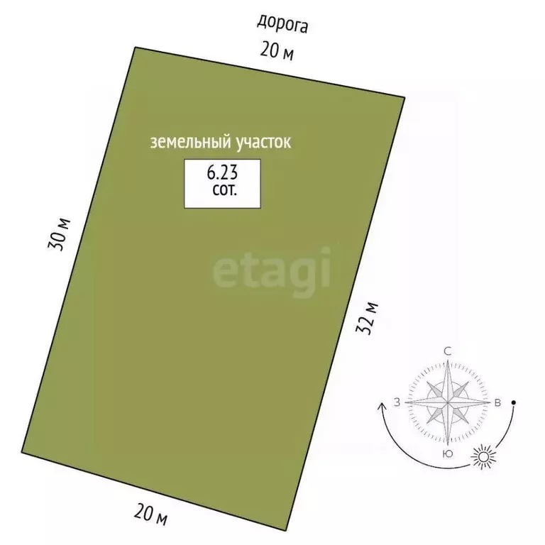 Участок в Крым, Кировский район, с. Приветное ул. Заречная (6.23 сот.) - Фото 2