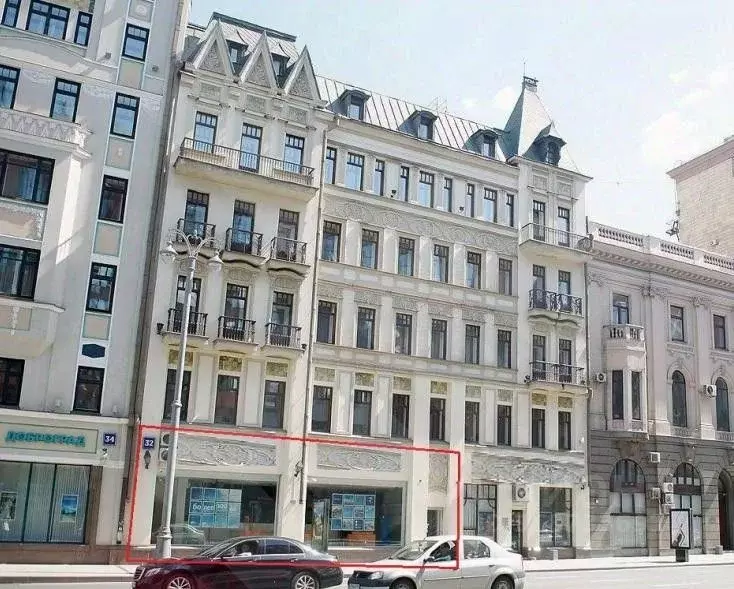 Помещение свободного назначения в Москва 1-я Тверская-Ямская ул., 32 ... - Фото 0