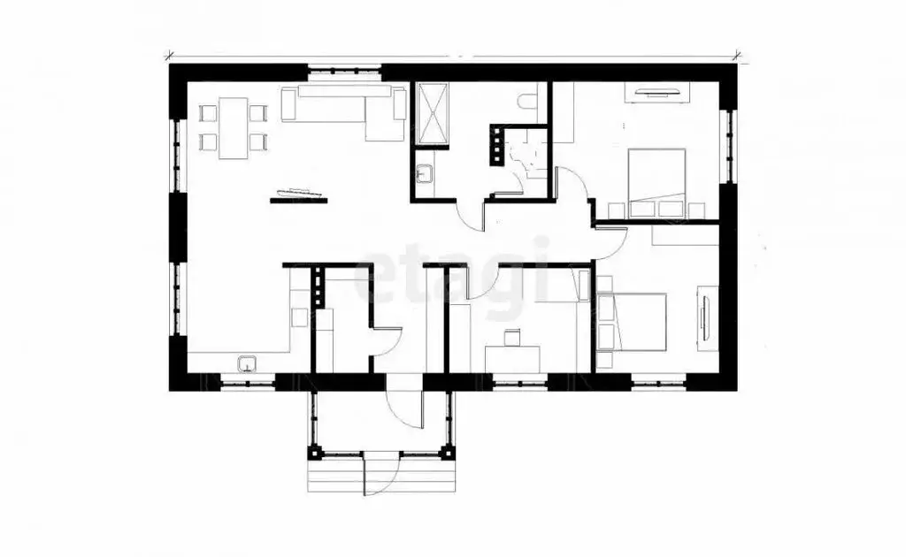 Дом в посёлок Горелки, Низинная улица (140 м) - Фото 1