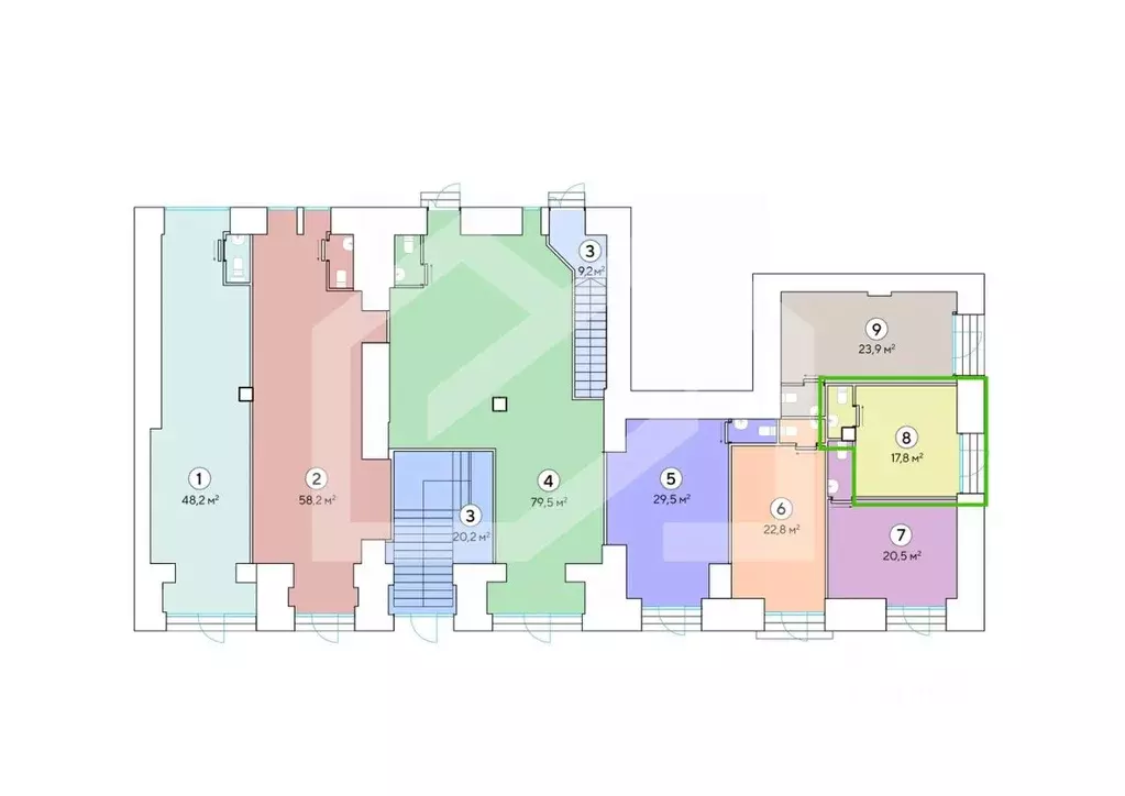 Помещение свободного назначения в Москва 1-я Тверская-Ямская ул., 11 ... - Фото 2