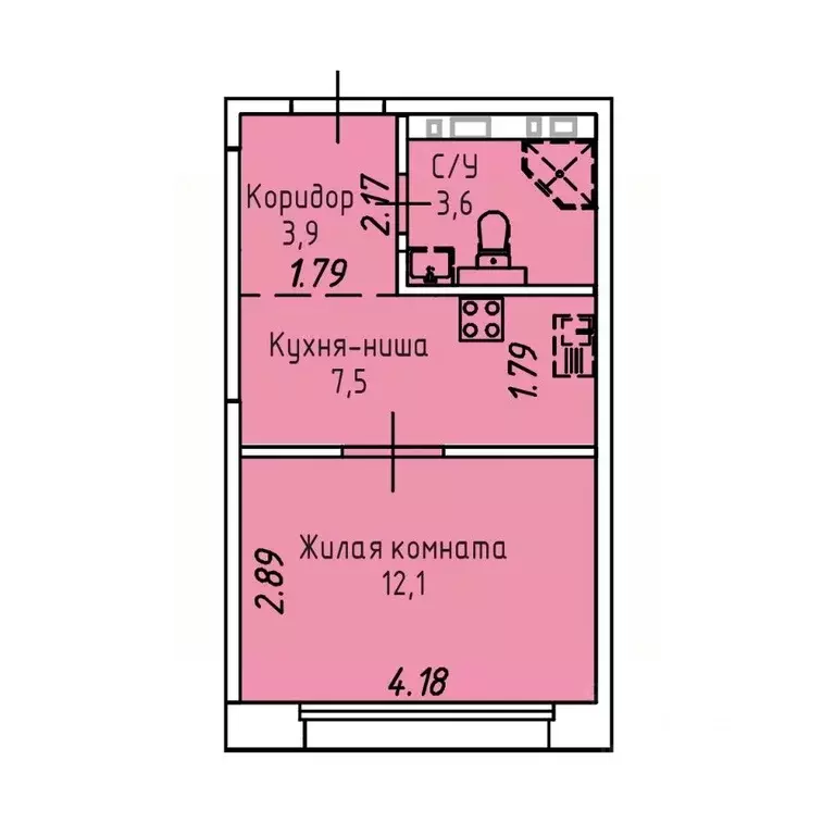 1-к кв. Иркутская область, Иркутск Култукская ул., 16 (27.1 м) - Фото 0