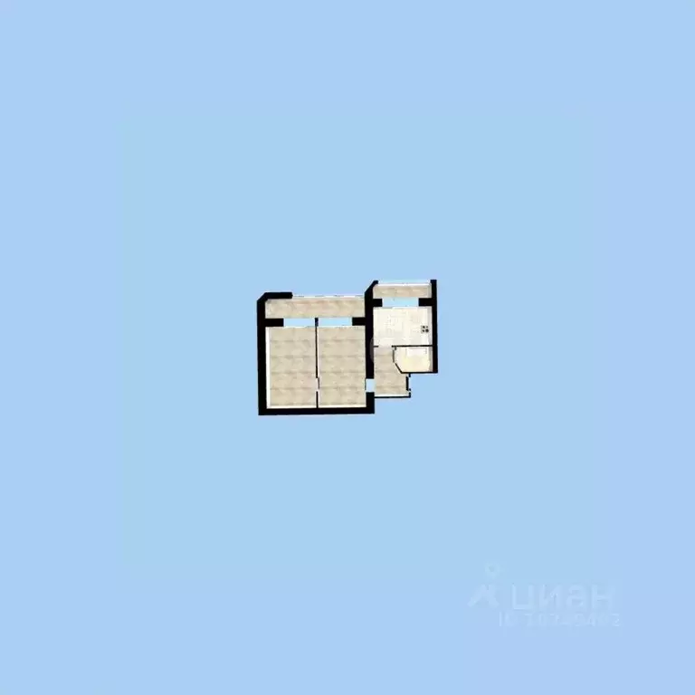 2-к кв. Башкортостан, Уфа ул. Рабкоров, 2/7 (53.4 м) - Фото 2