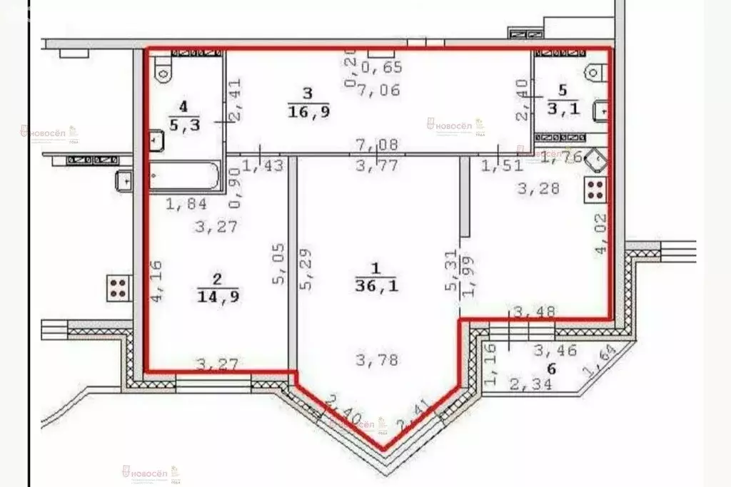 2-комнатная квартира: Екатеринбург, Уральская улица, 75 (76.3 м) - Фото 0