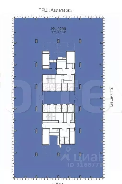 Офис в Москва Ходынский бул., 6с2 (1713 м) - Фото 1