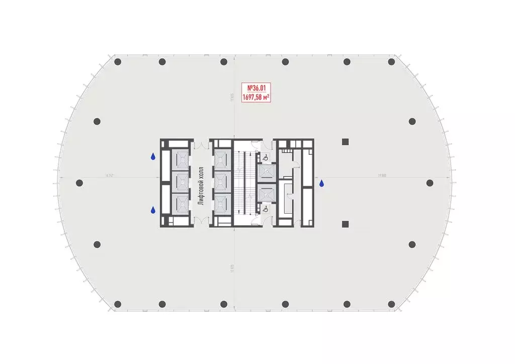 Офис (1692.5 м) - Фото 2