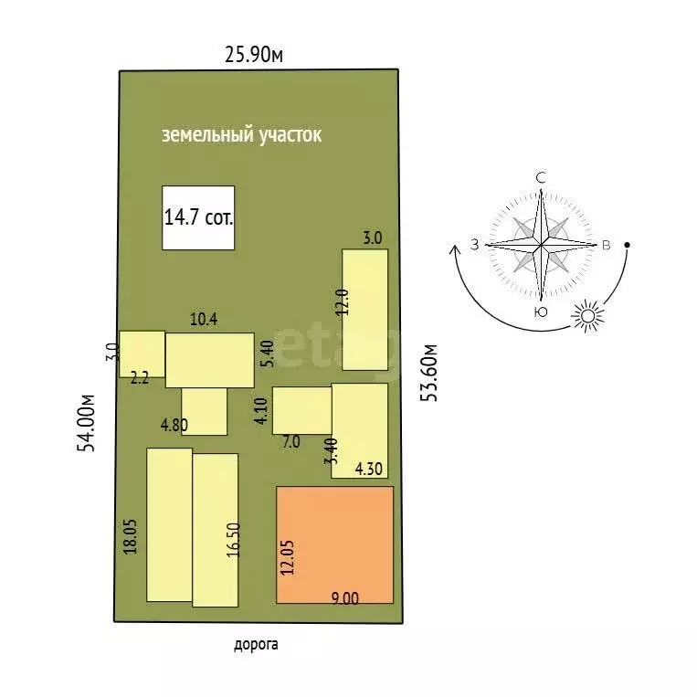 Дом в Терек, улица Свердлова (300 м) - Фото 1