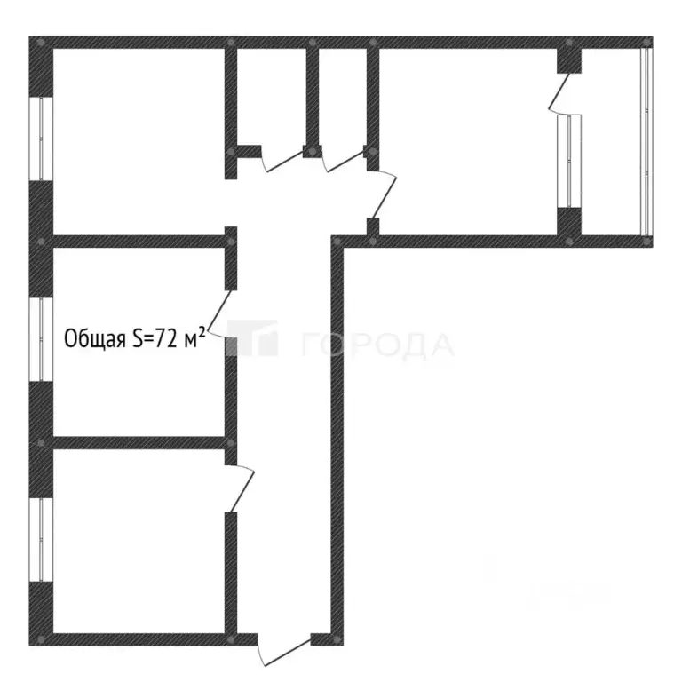 3-к кв. Алтайский край, Барнаул Взлетная ул., 46 (74.1 м) - Фото 1
