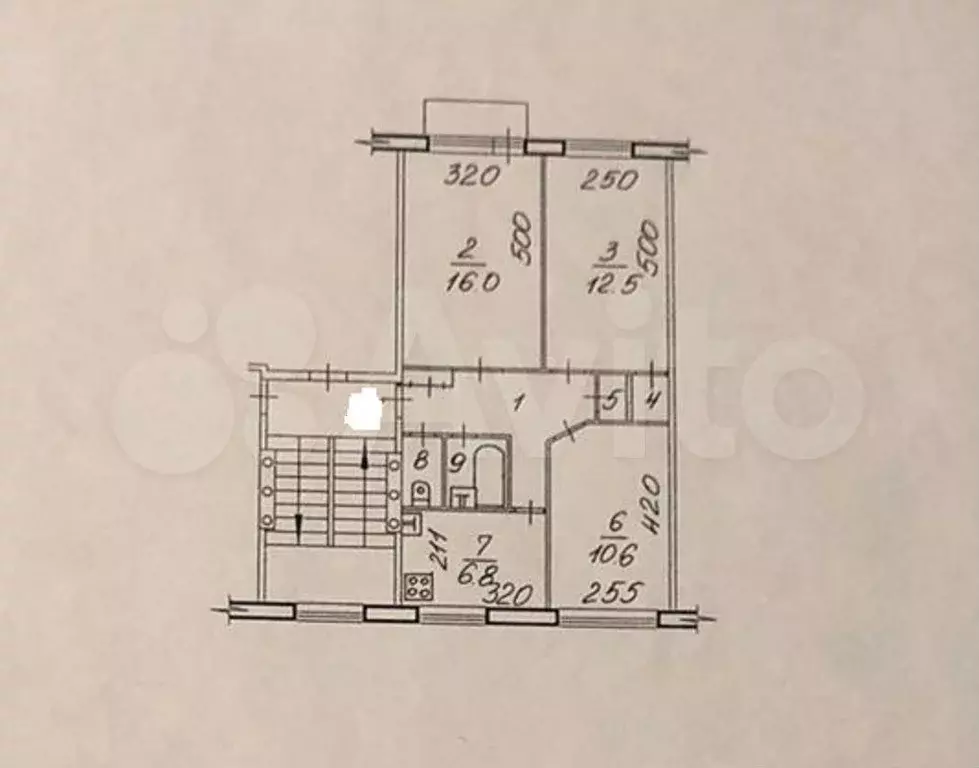 3-к. квартира, 59 м, 2/5 эт. - Фото 0