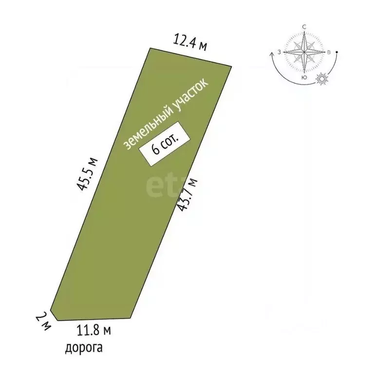 Участок в Крым, Ленинский район, Мысовское с/пос, Лесовод СНТ ул. ... - Фото 2