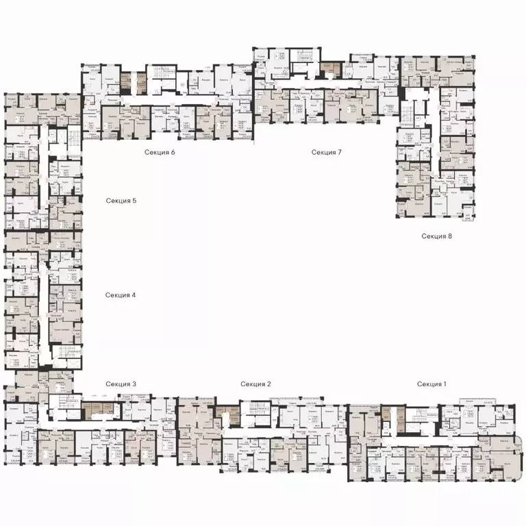 3-к кв. Ростовская область, Ростов-на-Дону Ривьера жилой квартал,  ... - Фото 2