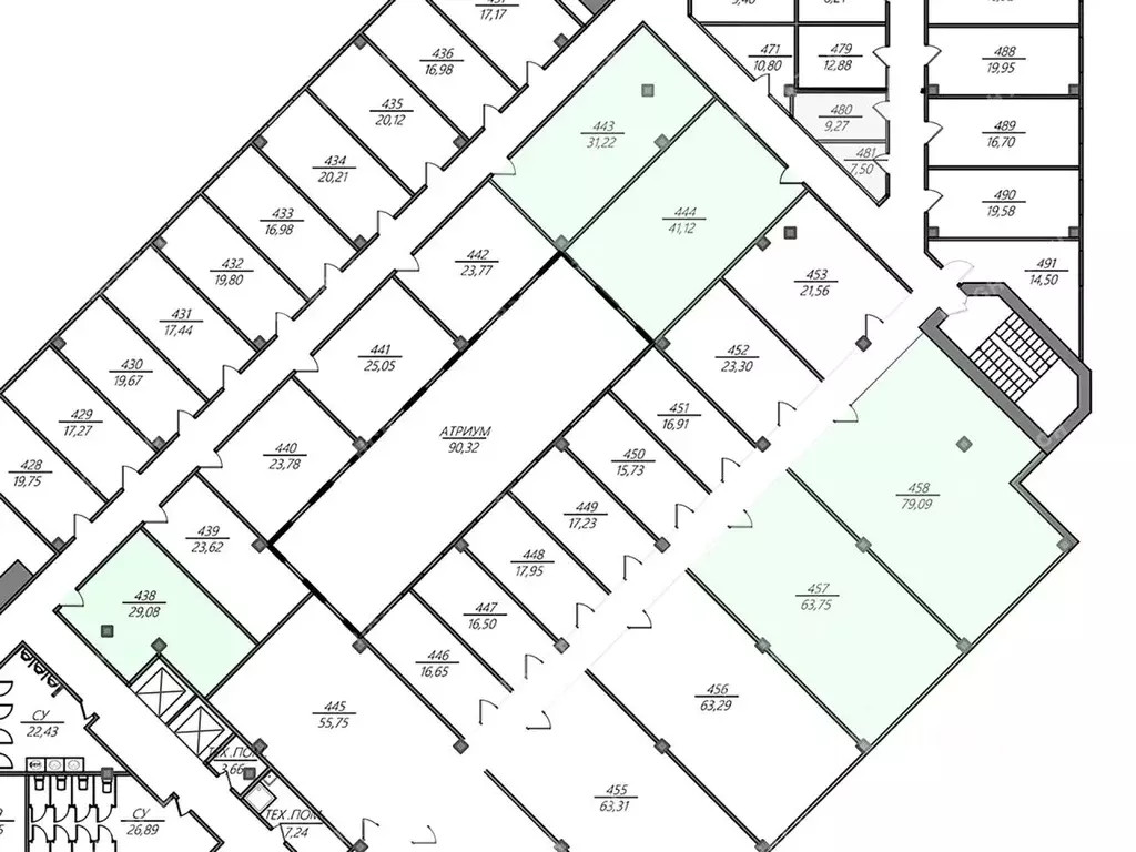 Офис в Санкт-Петербург Домостроительная ул., 16 (244 м) - Фото 2