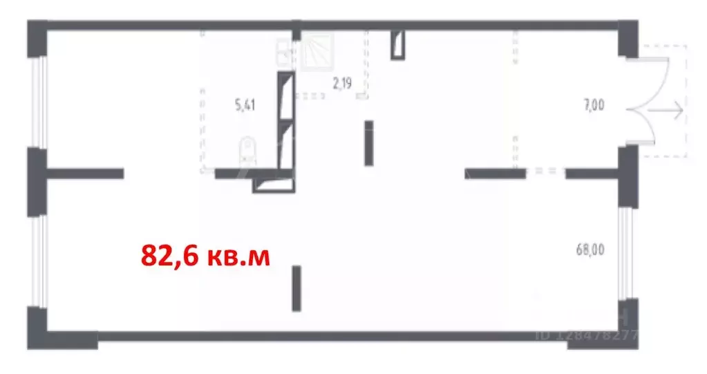 Торговая площадь в Москва ул. Авиаторов, 7 (83 м) - Фото 2