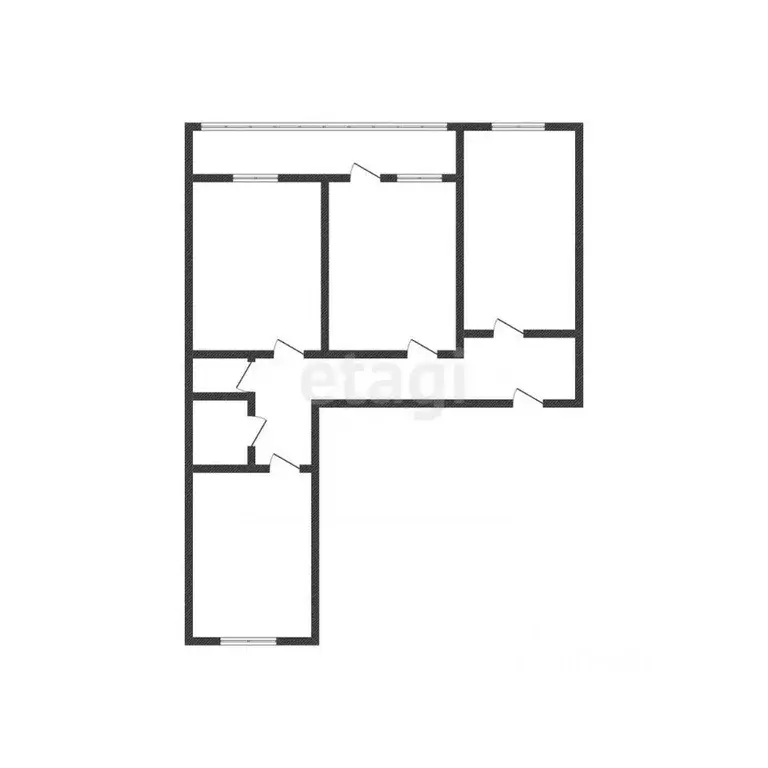 3-к кв. Курская область, Курск просп. Анатолия Дериглазова, 73 (84.6 ... - Фото 2