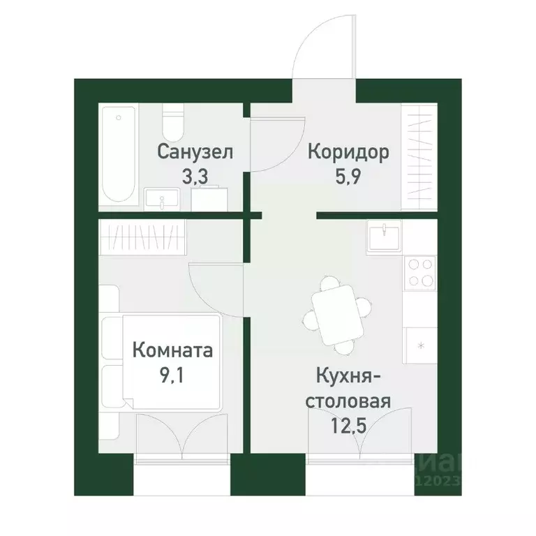 1-к кв. Свердловская область, Екатеринбург Твоя Привилегия жилой ... - Фото 0