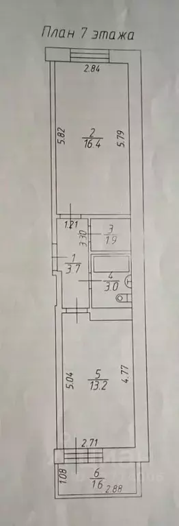 1-к кв. Татарстан, Набережные Челны просп. Абдурахмана Абсалямова, 11 ... - Фото 2