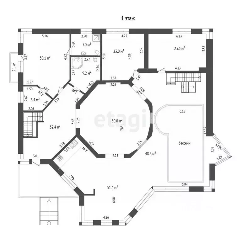 Дом в Самарская область, Самара 6-я линия, 52Б (665 м) - Фото 2
