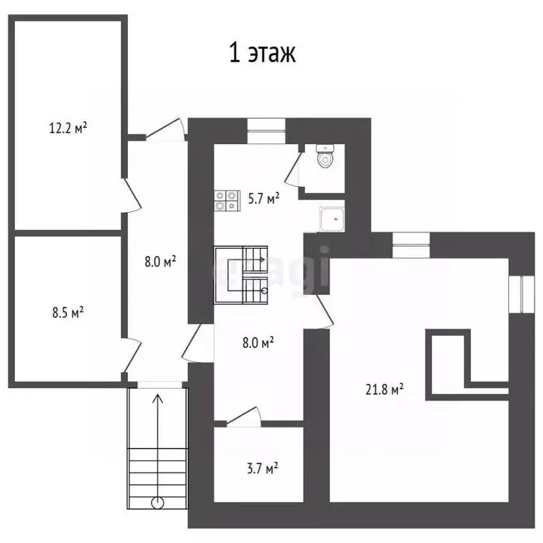 Дом в Челябинская область, Миасс ул. Марины Расковой, 38 (113 м) - Фото 2
