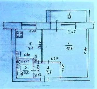 1-к кв. Татарстан, Казань ул. 3-я Кленовая, 23А (35.2 м) - Фото 1