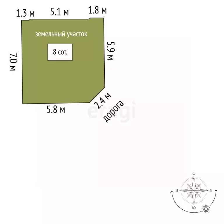 Участок в Хабаровский край, Комсомольский район, Галичное СНТ ул. ... - Фото 2