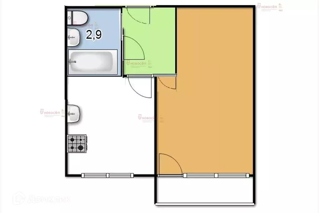 Продаётся 1-к квартира, 23 м - Фото 1