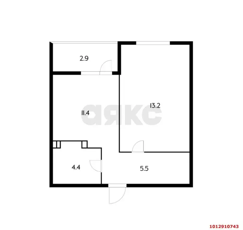 1-комнатная квартира: краснодар, скандинавская улица, 1к4 (37.4 м) - Фото 0