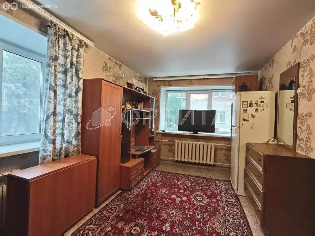 1-комнатная квартира: Тюмень, улица Республики, 156 (30.2 м) - Фото 1