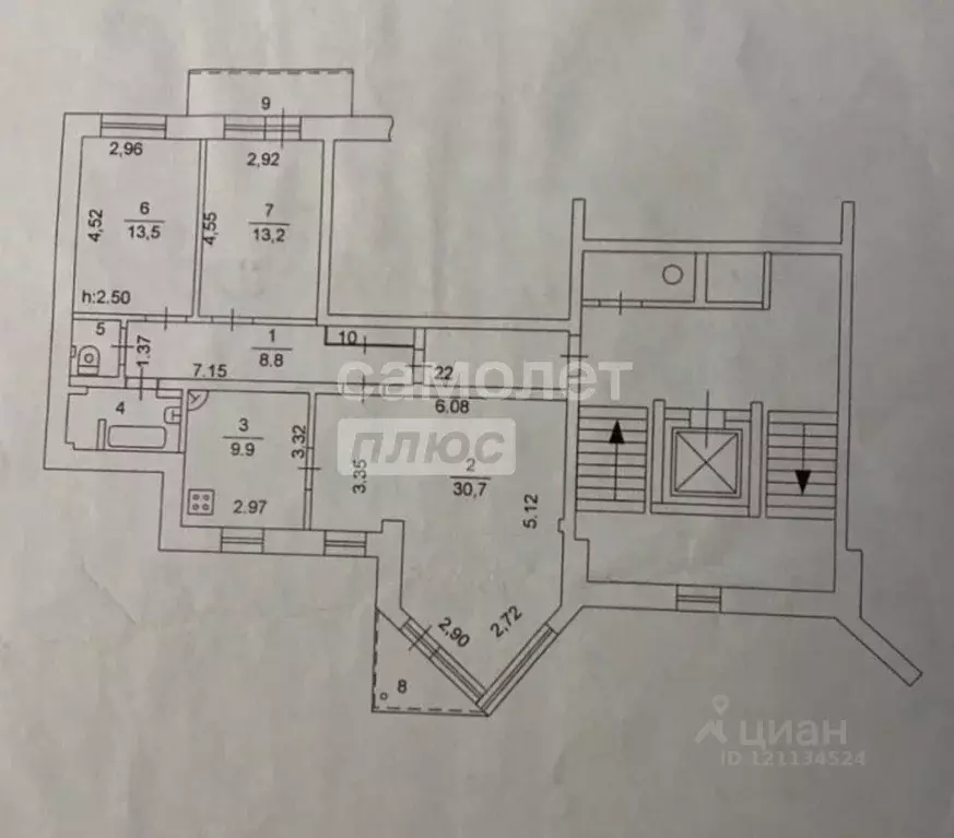 3-к кв. Челябинская область, Челябинск ул. Цвиллинга, 88 (82.5 м) - Фото 1