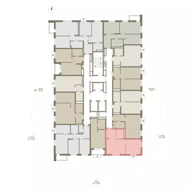 1-к кв. Башкортостан, Уфа Родина Парк жилой комплекс (42.6 м) - Фото 2