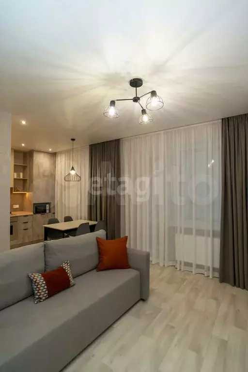 1-к. квартира, 44 м, 1/4 эт. - Фото 1