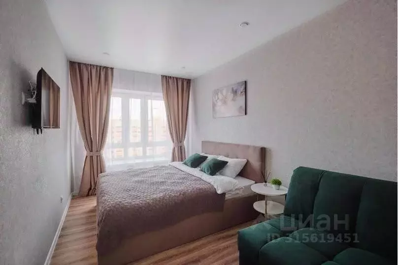 1-к кв. Татарстан, Казань ул. Рихарда Зорге, 11В (38.0 м) - Фото 1