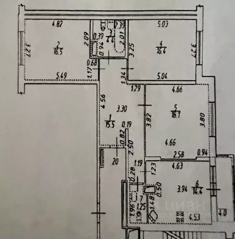 3-к кв. Санкт-Петербург Заставская ул., 46к2 (87.6 м) - Фото 1