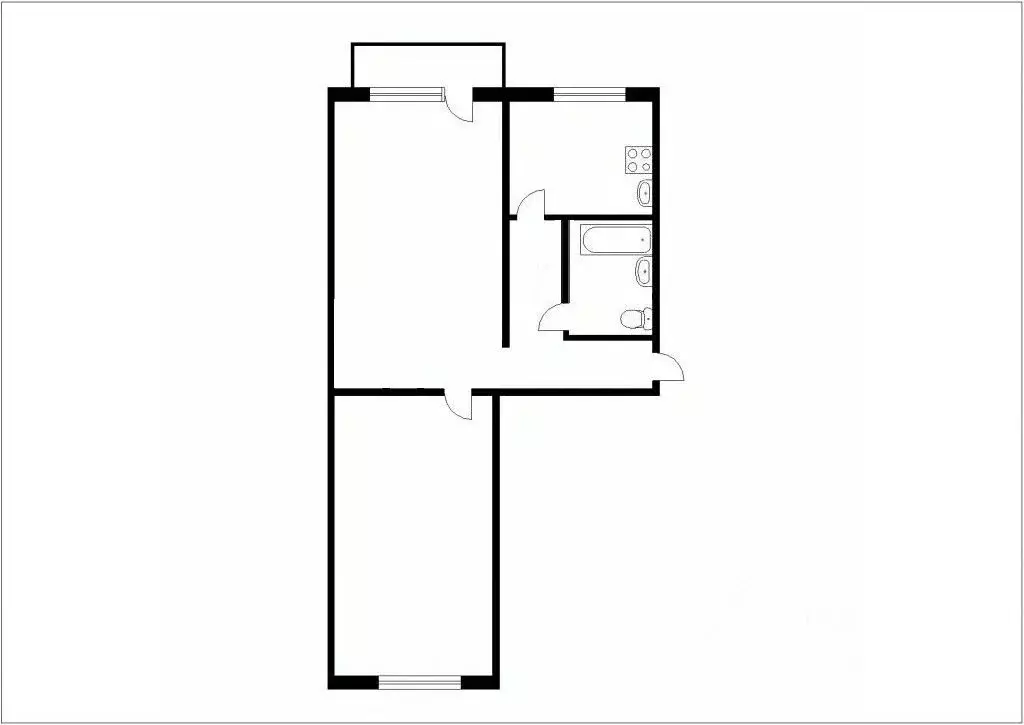 2-к кв. Кемеровская область, Осинники ул. Победы, 35 (44.0 м) - Фото 1