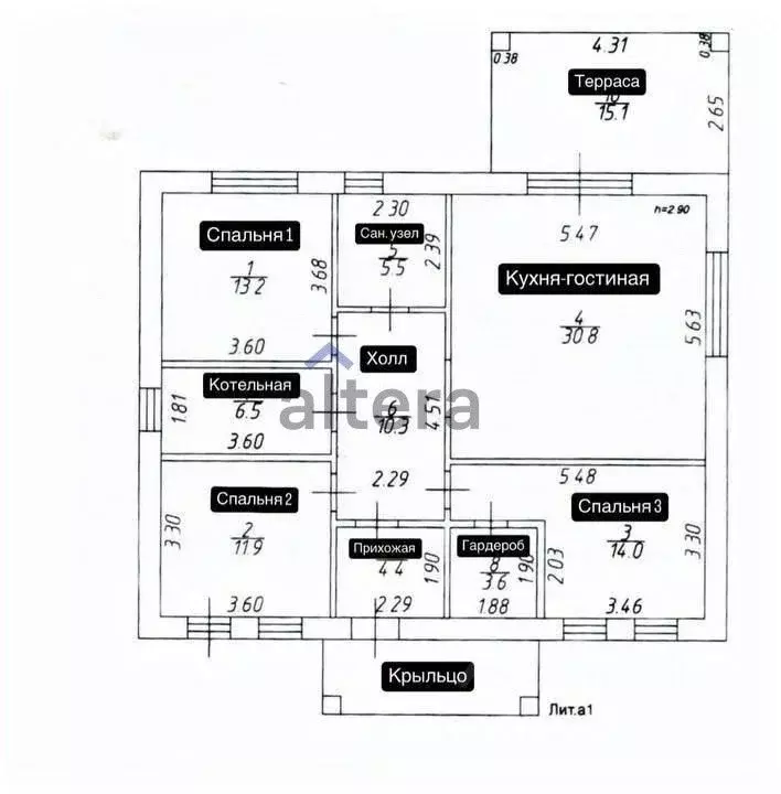 Дом в Татарстан, Лаишевский район, Егорьевское с/пос, д. Кзыл-Иль ул. ... - Фото 2