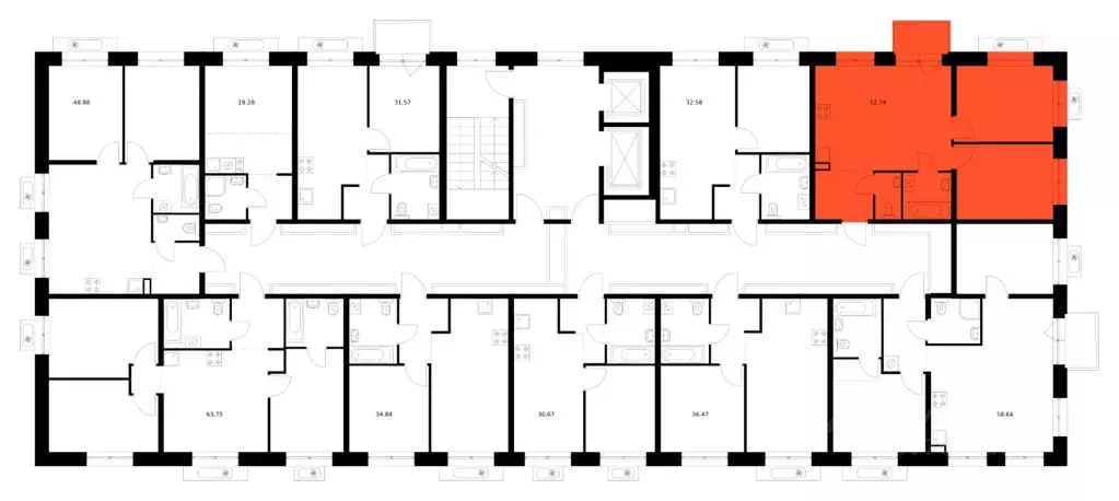 2-к кв. Бурятия, Улан-Удэ Советская ул., 9 (52.74 м) - Фото 2