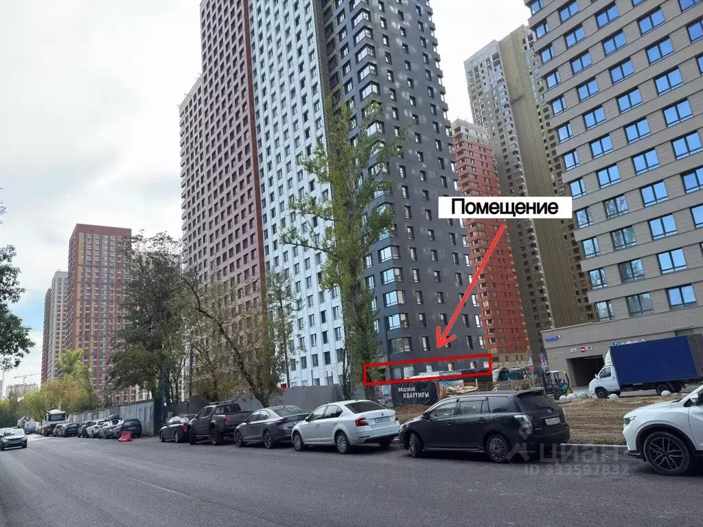 Помещение свободного назначения в Москва Скай Гарден жилой комплекс ... - Фото 2